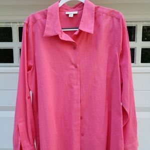Appleseed's L/S Blouse, Size L, Never Worn